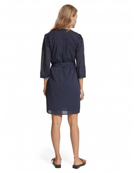 Dresses 176364 Polka Navy Blue 6989 Scotch & Soda E24