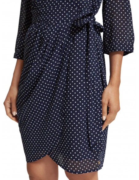 Dresses 176364 Polka Navy Blue 6989 Scotch & Soda E24