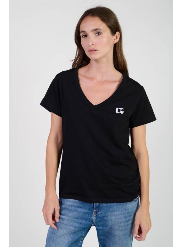 Tee Shirt FREMUS00000MC 0001 BLACK Le temps des Cerises WOME