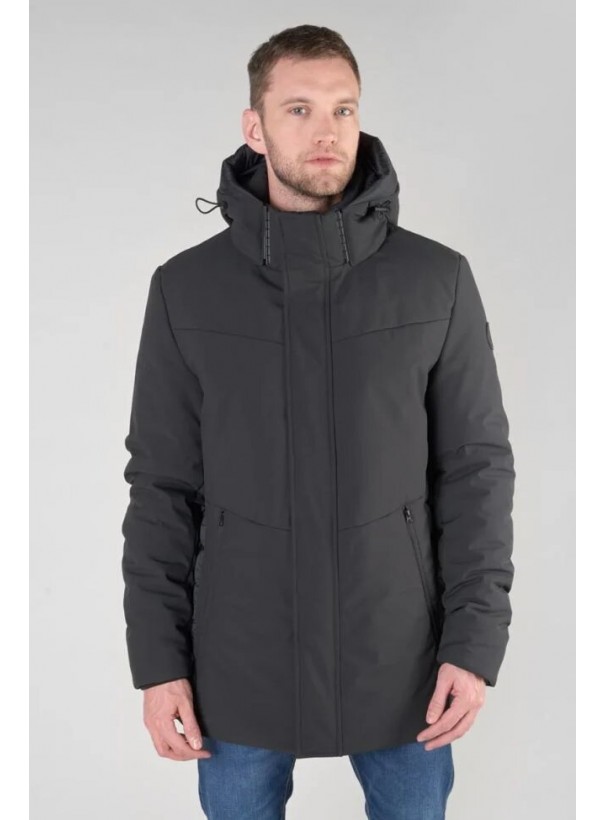 Parka HTITAN0000000ML 0001 BLACK Le temps des Cerises MEN H2