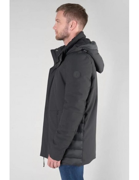 Parka HTITAN0000000ML 0001 BLACK Le temps des Cerises MEN H2